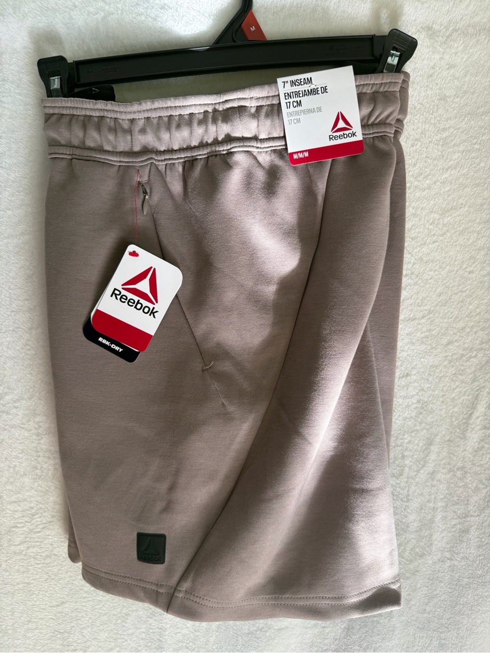 Reebok Men's Shorts in Taupe Gray